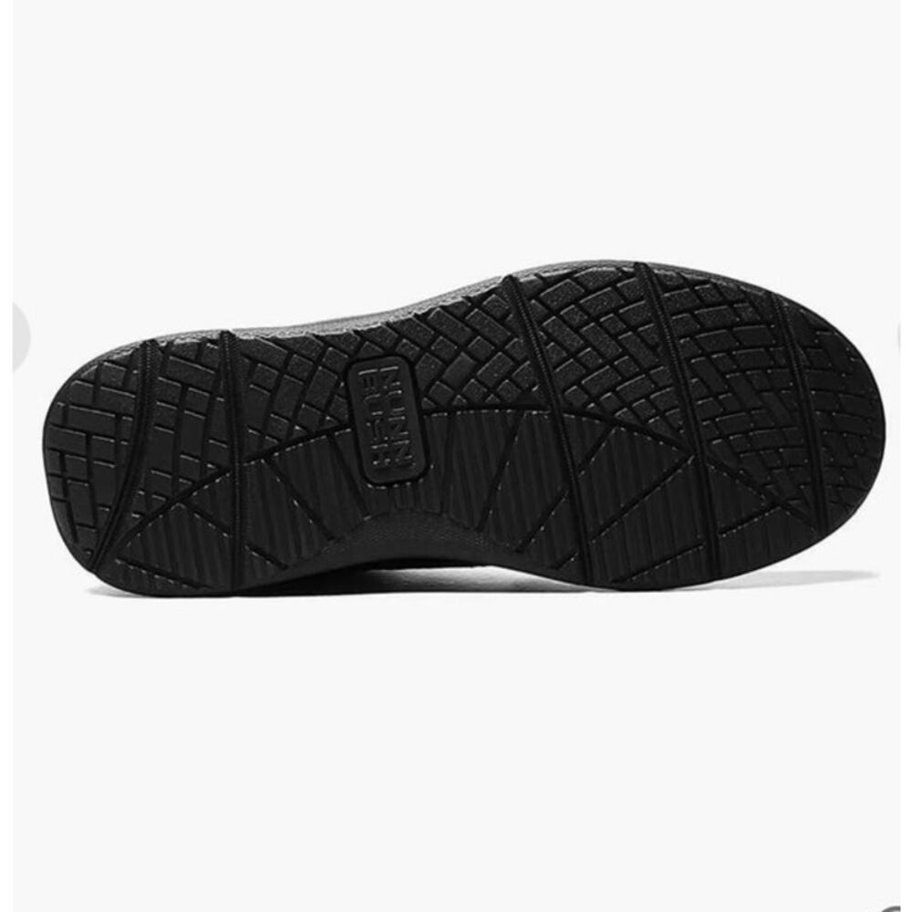Nunn Bush Size 12 Mens Black Leather Cam Moc Toe Casual Slip On Memory Shoes NEW - Picture 4 of 10